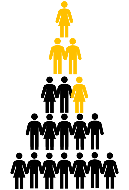 人員ピラミッド図